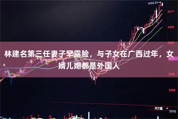 林建名第三任妻子罕露脸，与子女在广西过年，女婿儿媳都是外国人