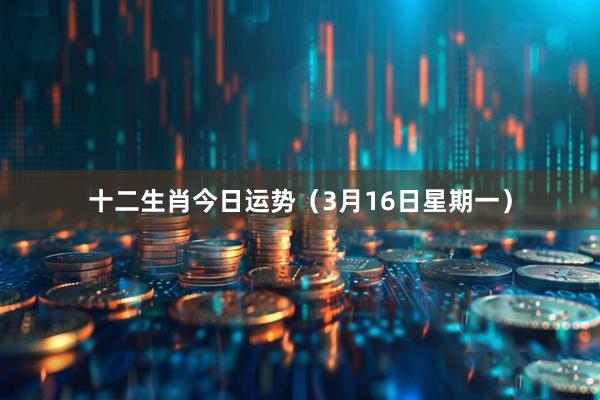 十二生肖今日运势(3月16日星期一)